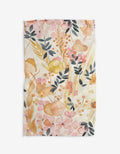 Sleepy Fields Geometry Kitchen Tea Towel Floral Watercolor Print 18 x 30
