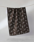 Bone Jamboree Geometry Kitchen Tea Towel Brown Halloween Decor 18 x 30