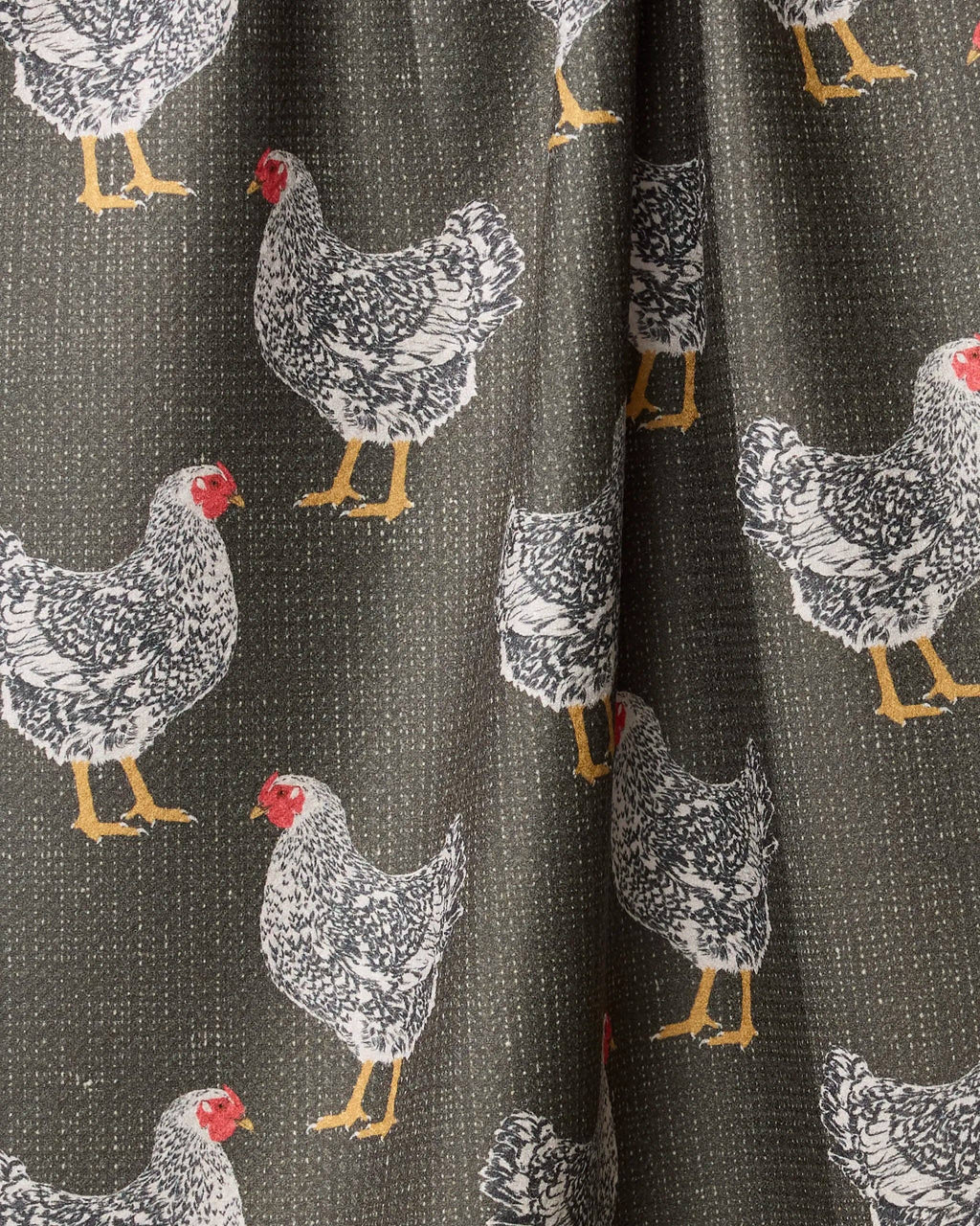 Hen House Geometry Kitchen Tea Towel Chicken Farmhouse 18 x 30