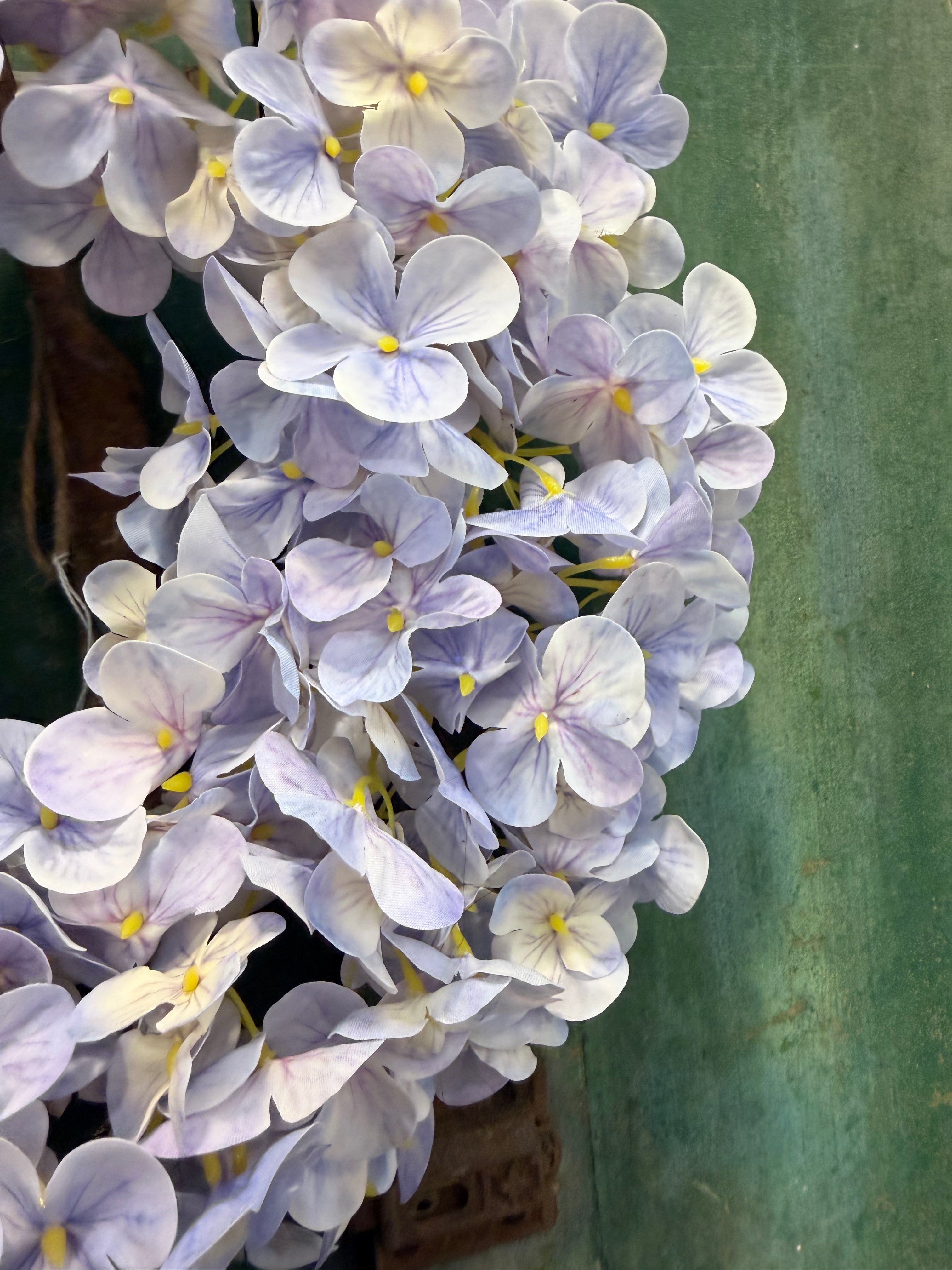 Lilac Hydrangea Candle Ring