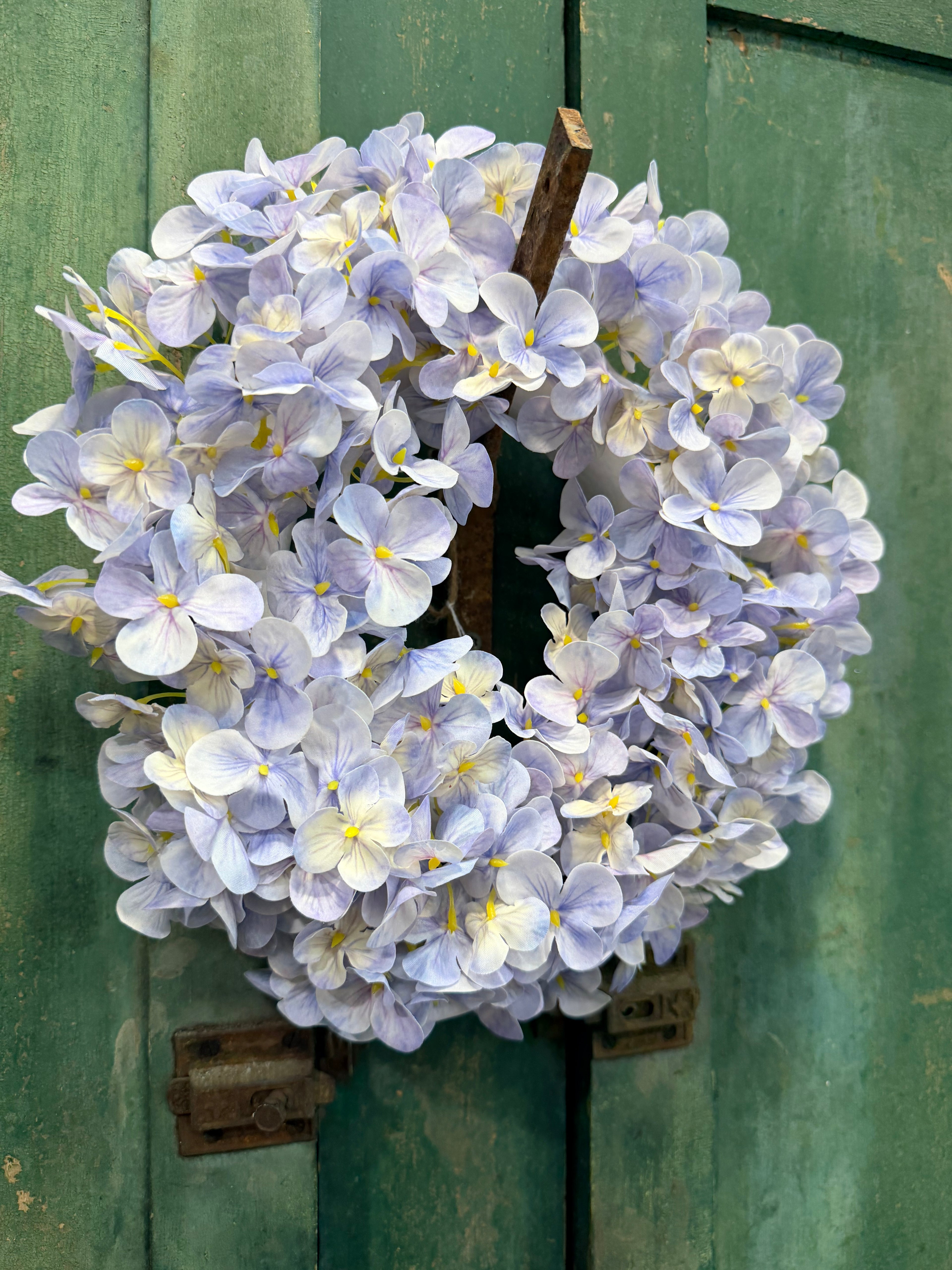 Lilac Hydrangea Candle Ring