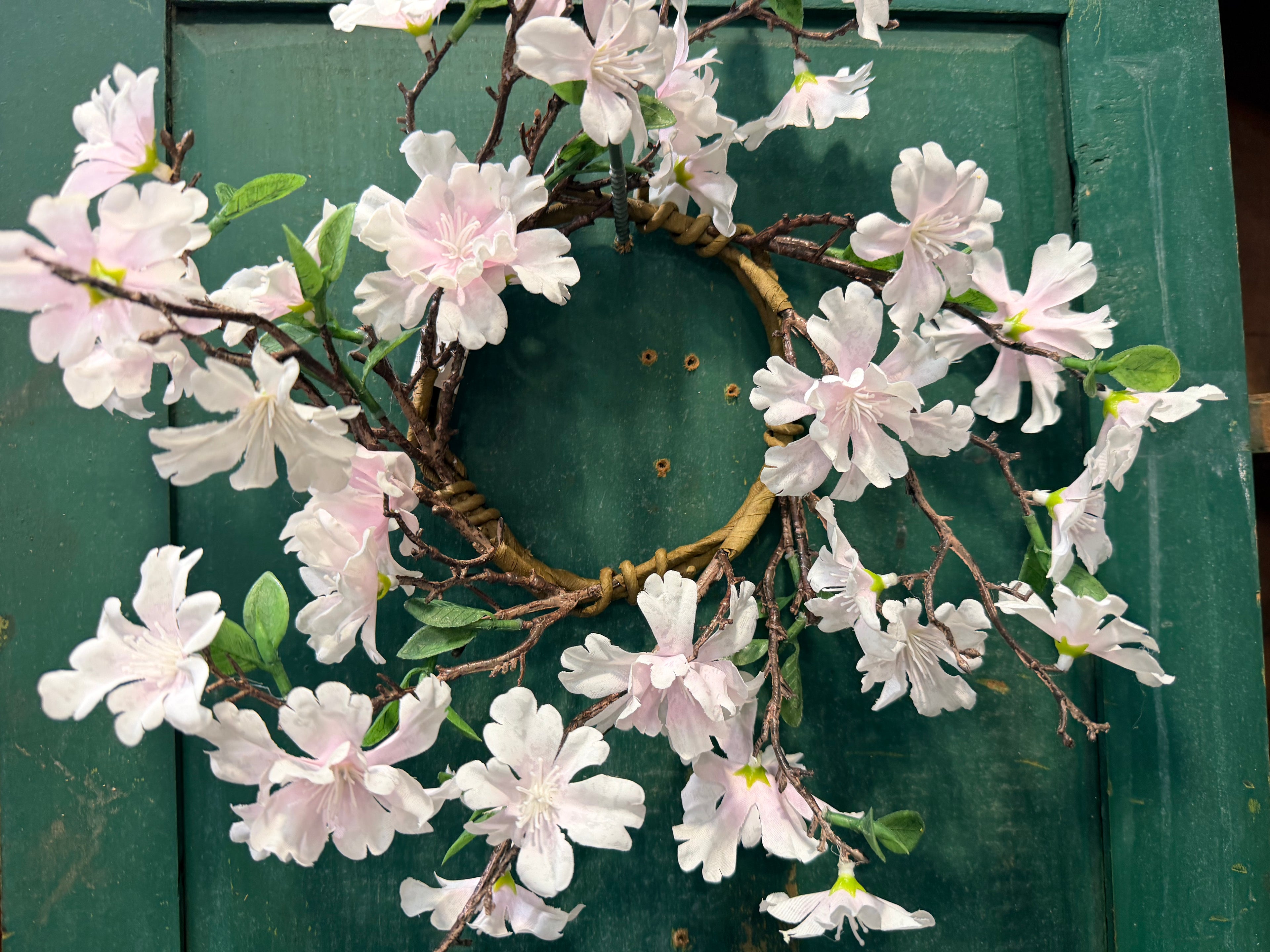 Apple Blossom Candle Ring