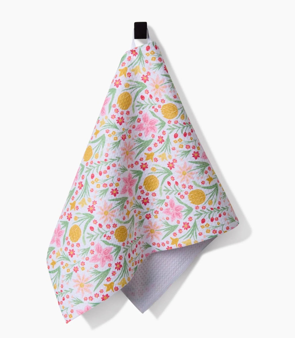 Geometry Kitchen Tea Towel – Garden of Light Quick-Drying Microfiber