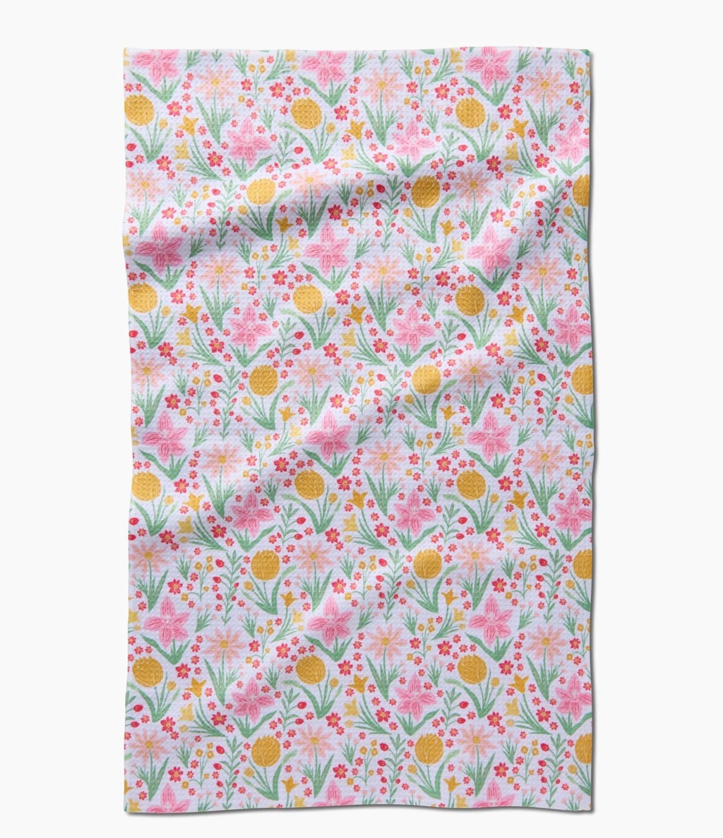 Geometry Kitchen Tea Towel – Garden of Light Quick-Drying Microfiber