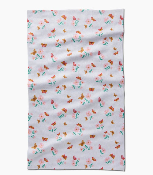 Geometry Kitchen Tea Towel – Butterfly Garden Quick-Drying Microfiber Dish Towel Eco-Friendly Kitchen Towel Butterfly Kitchen Décor Tea Towel (Copy)