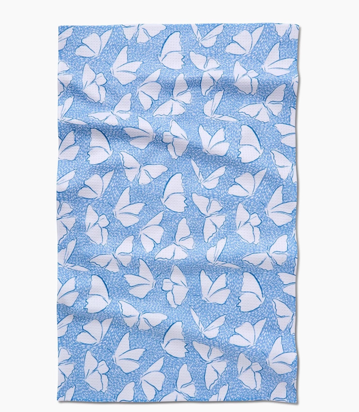 Geometry Kitchen Tea Towel – Fly Away Butterfly Quick-Drying Microfiber Dish Towel Eco-Friendly Kitchen Towel Butterfly Kitchen Décor Tea Towel