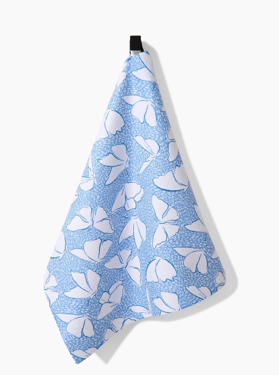 Geometry Kitchen Tea Towel – Fly Away Butterfly Quick-Drying Microfiber Dish Towel Eco-Friendly Kitchen Towel Butterfly Kitchen Décor Tea Towel