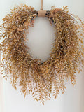 23.5” Fall Wreath Ambermist Sage Rustic Autumn Front Door