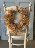 15” Ambermist Sage Fall Rustic Wreath Home Decor