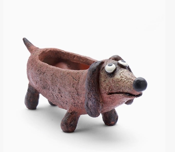 Baby Dobby Doxin The Dog Mini Blobhouse Planter Succulent Air Plant Puppy