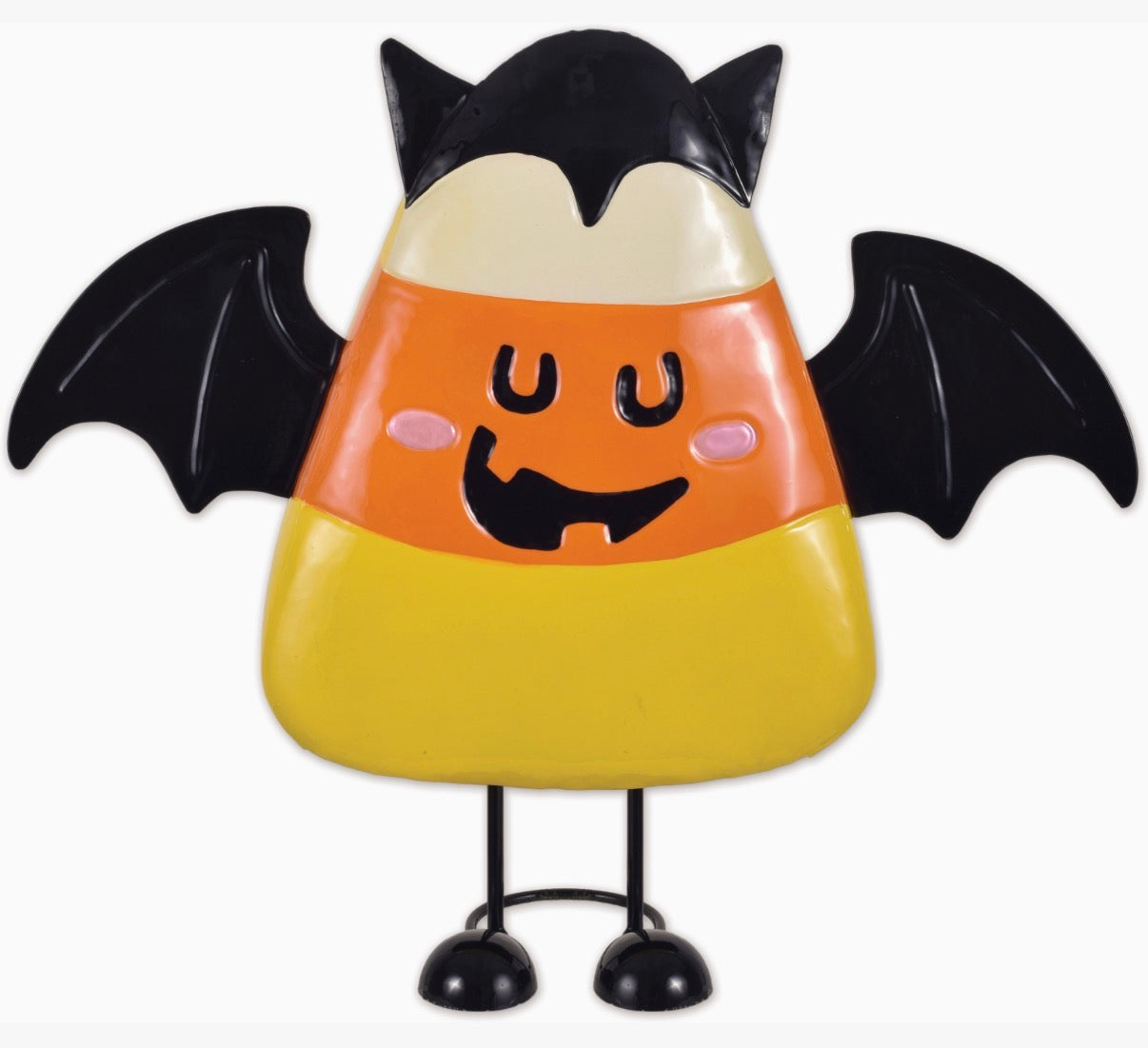 Halloween Bouncy Porch Greeter Count Corny Vampire Metal Fall Porch Decoration