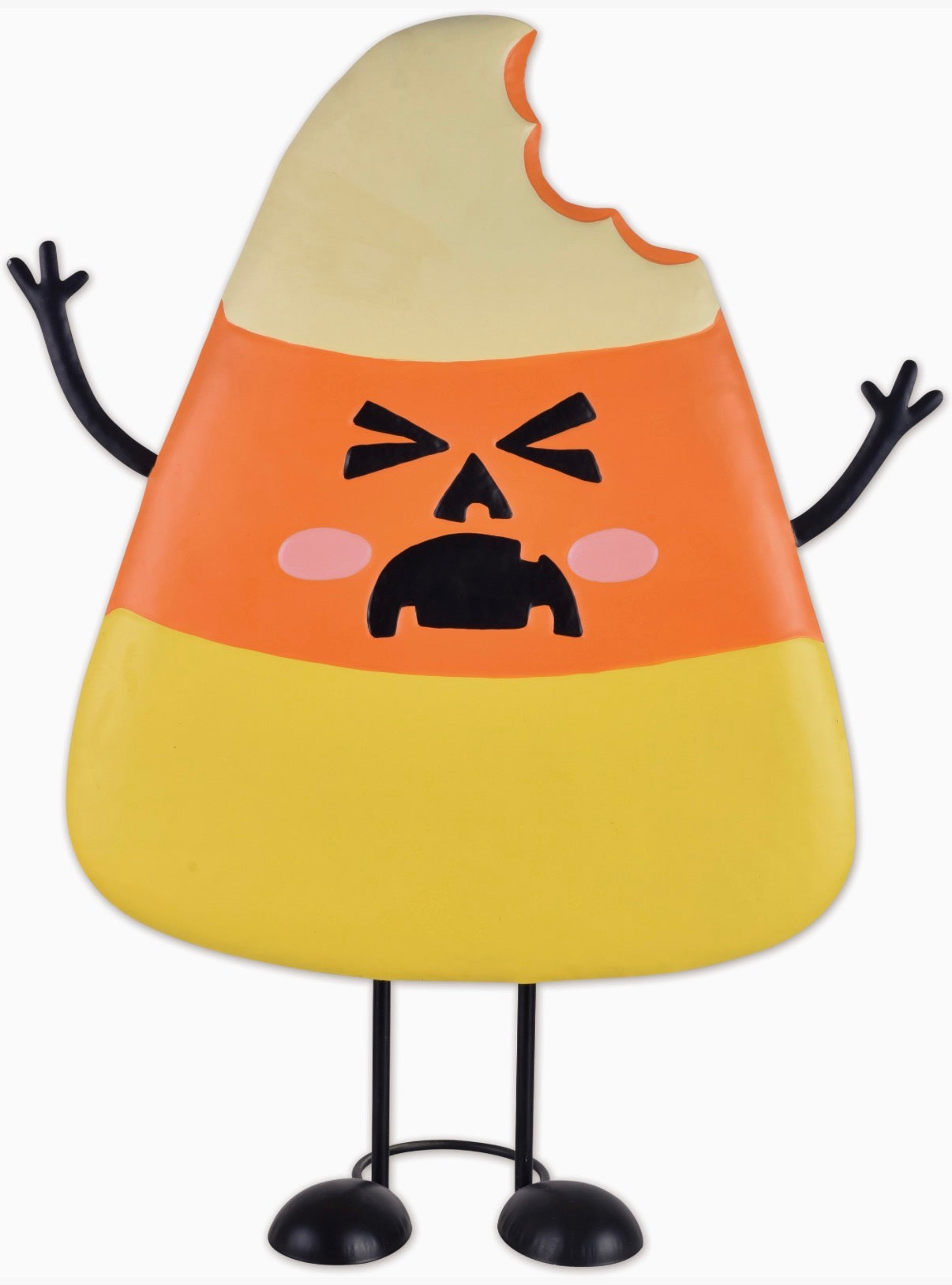 Halloween Bouncy Porch Greeter Crybaby Candy Corn Metal Fall Bobblehead