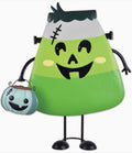 Halloween Bouncy Porch Greeter Frankenstein Candy Corn Metal Bobblehead