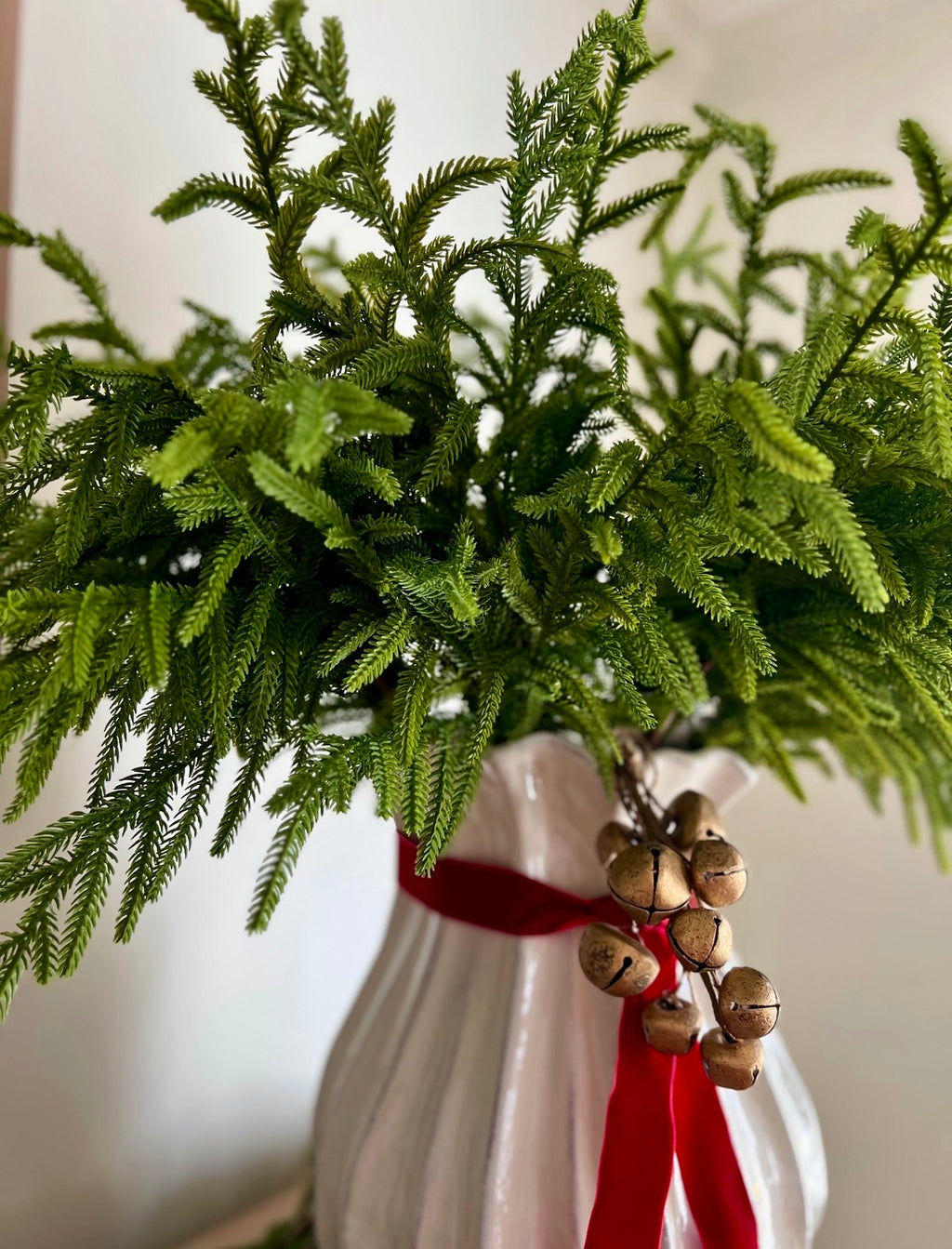 Norfolk Pine 30” Faux Stems Real Touch Christmas Decor Greenery Branches