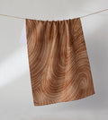 Geometry Kitchen Tea Towel Cinnamon Swirl Autumn Fall