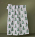 Geometry Ellsworth Kitchen Tea Towel Rustic Christmas Woodland Pine Tree Holiday