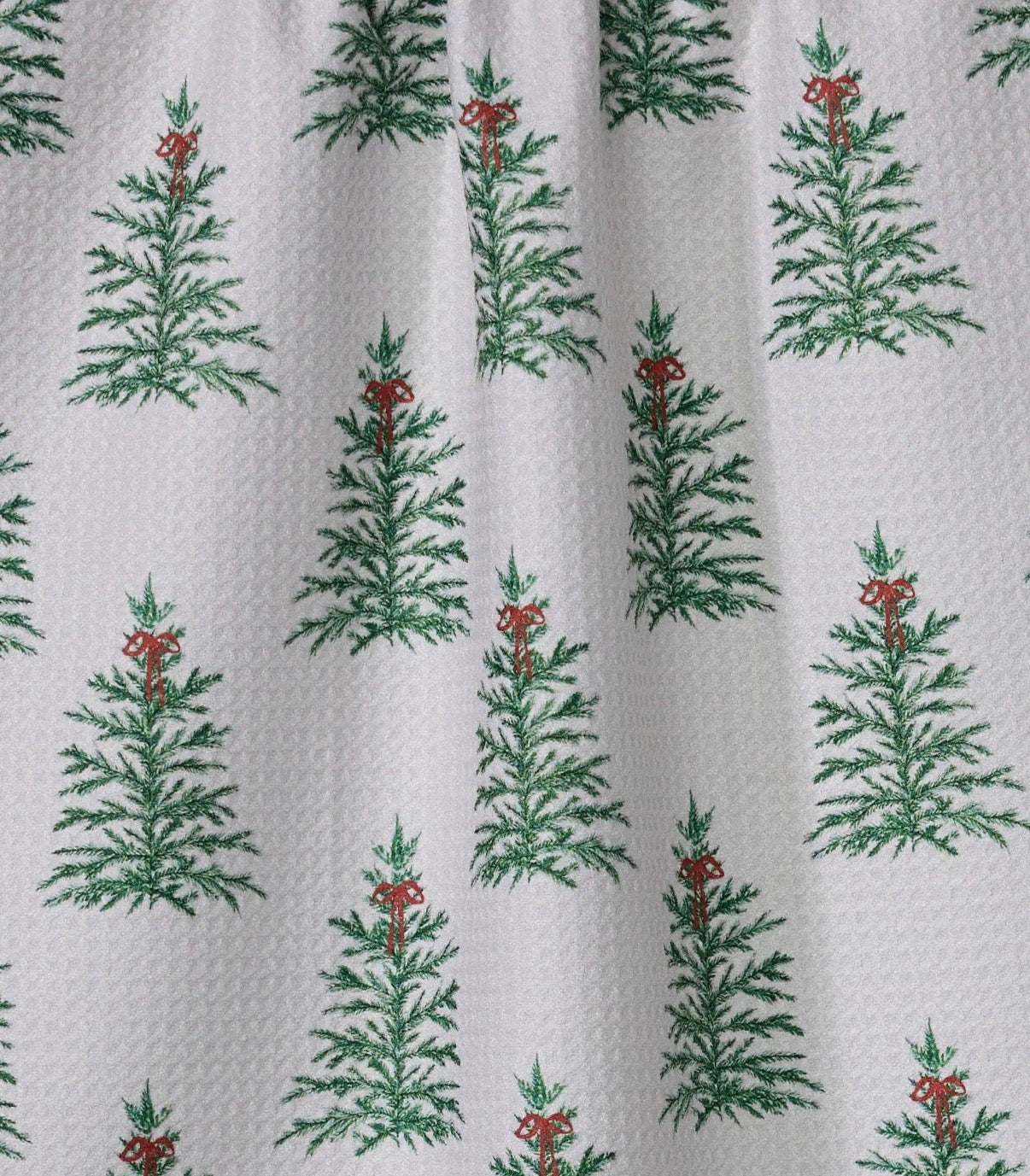 Geometry Ellsworth Kitchen Tea Towel Rustic Christmas Woodland Pine Tree Holiday