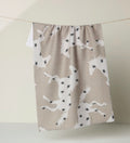 Geometry Unbound Kitchen Tea Towel Wild Horse Silhouette Print Modern Neutral
