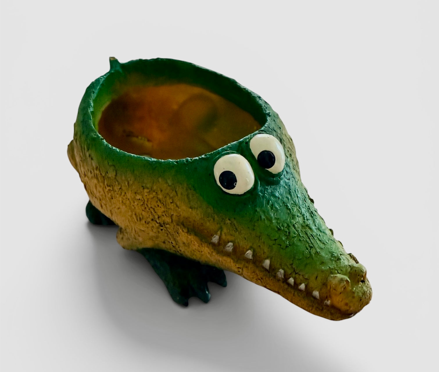 Kicks The Baby Alligator Crocodile Blobhouse Planter