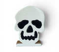 6.5" Mango Wood Skull Skeleton Head – Halloween Decor