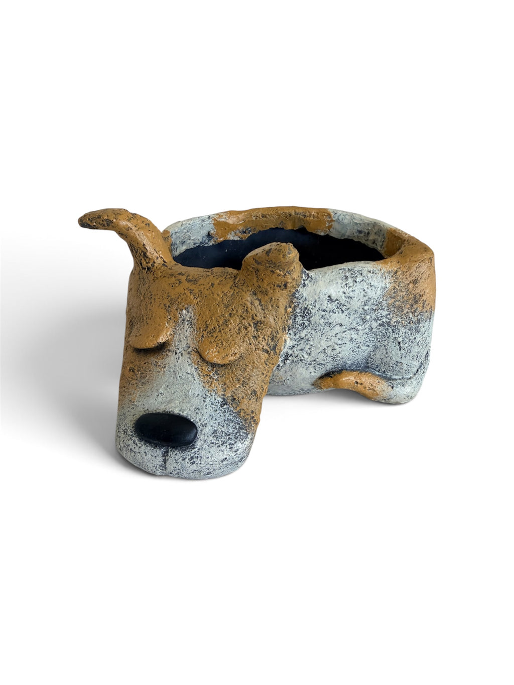 Luna Sleeping Dog Blobhouse Planter Succulent & Air Plant Pot