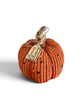 Harvest Blessings Indian Corn 8” Tall Resin Orange Pumpkin Fall Autumn Home Decor Accent