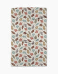 Harvest Scatter Geometry Kitchen Tea Towel Leaf Fall Print Autumn